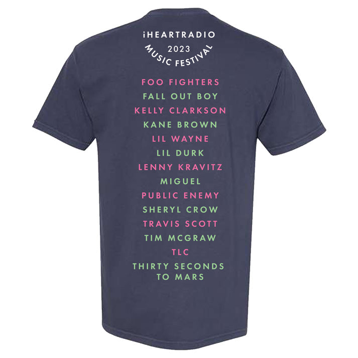 iHeart Radio Music Festival Vegas 2023 Event Tee - Navy
