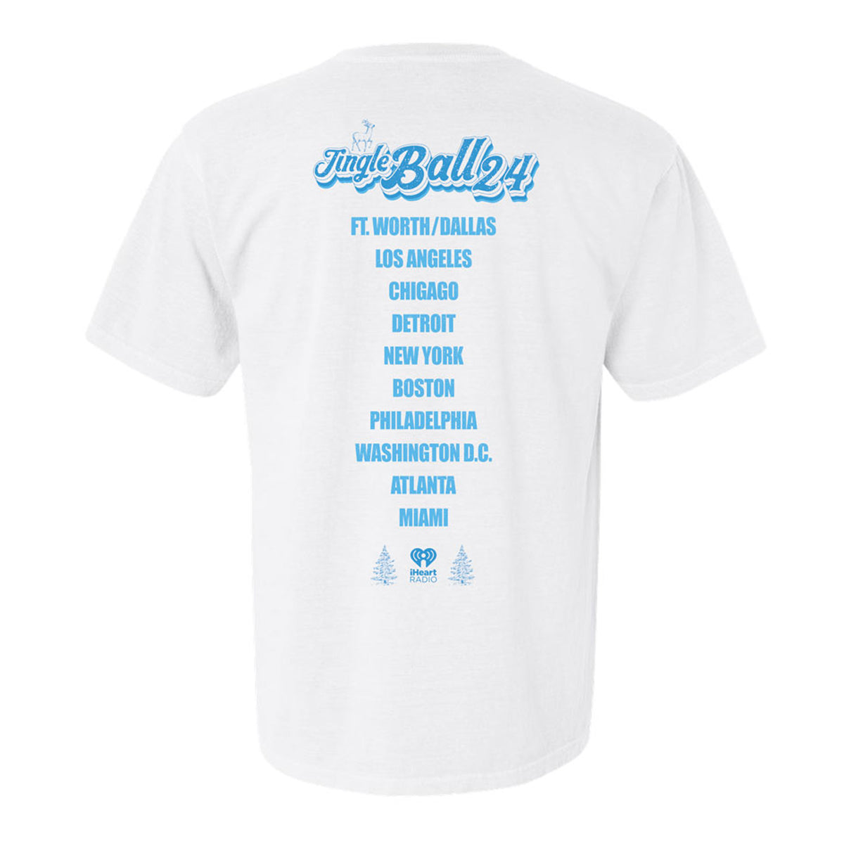 Jingle Ball 24 Vintage Reindeer Tour T-Shirt