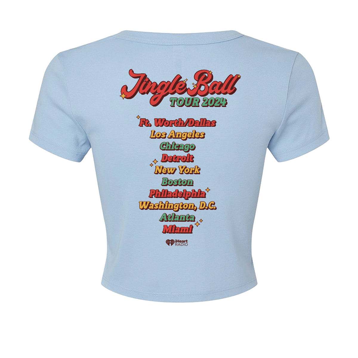 Jingle Ball 24 Tour Crop T-Shirt
