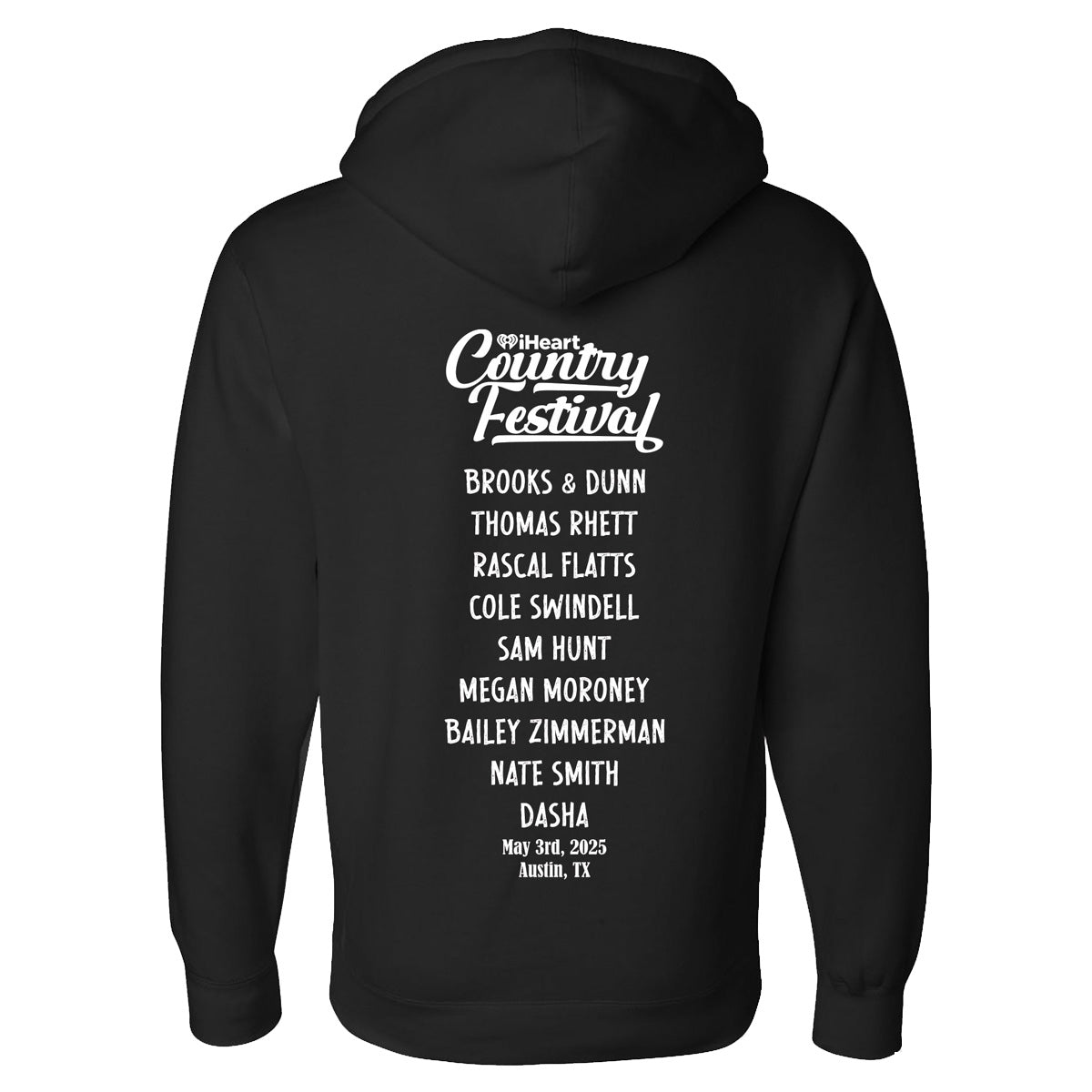 iHeartCountry Festival 2025 Lineup Pullover Hoodie