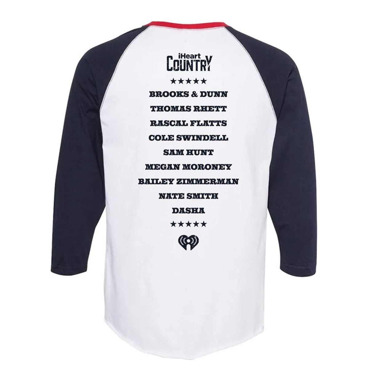iHeartCountry Festival 2025 Logo Raglan T-Shirt