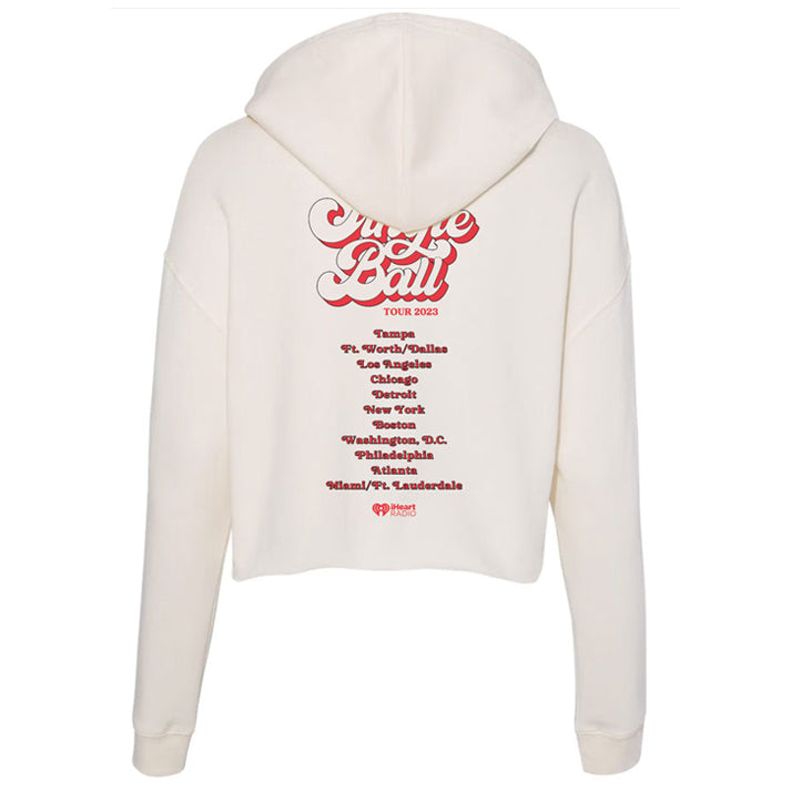Jingle Ball 23 Retro Logo Crop Hoodie
