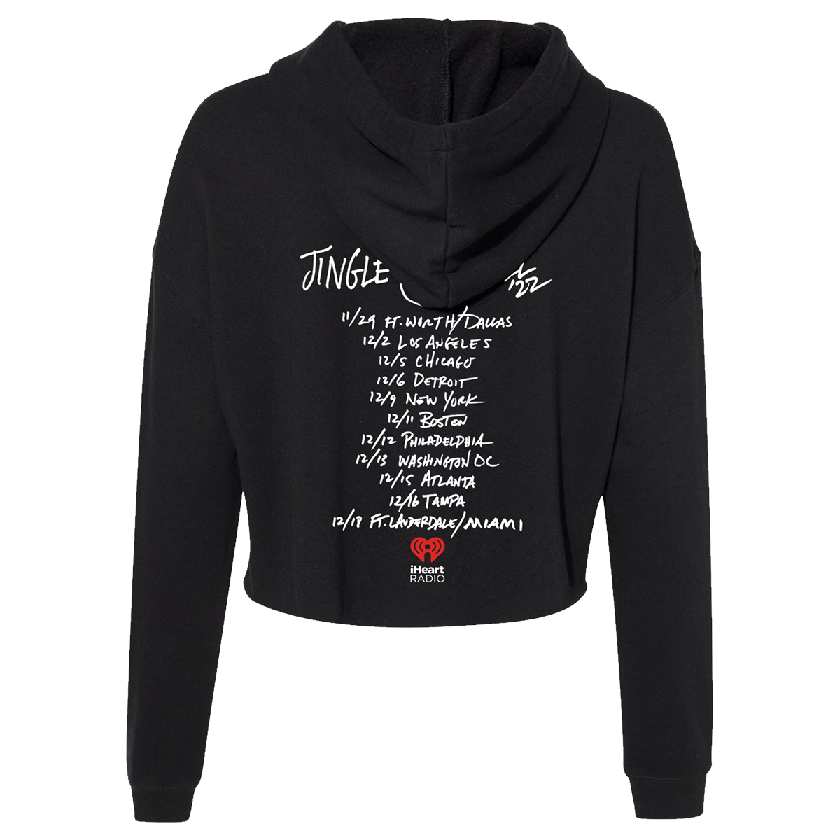 Jingle Ball 22 Crop Hoodie