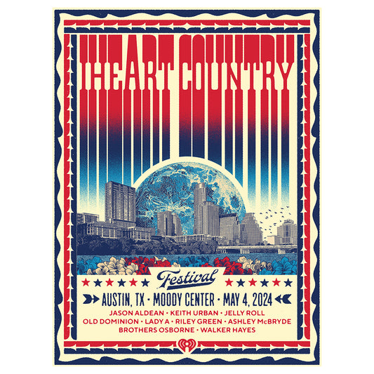 iHeartCountry Festival 24 Poster