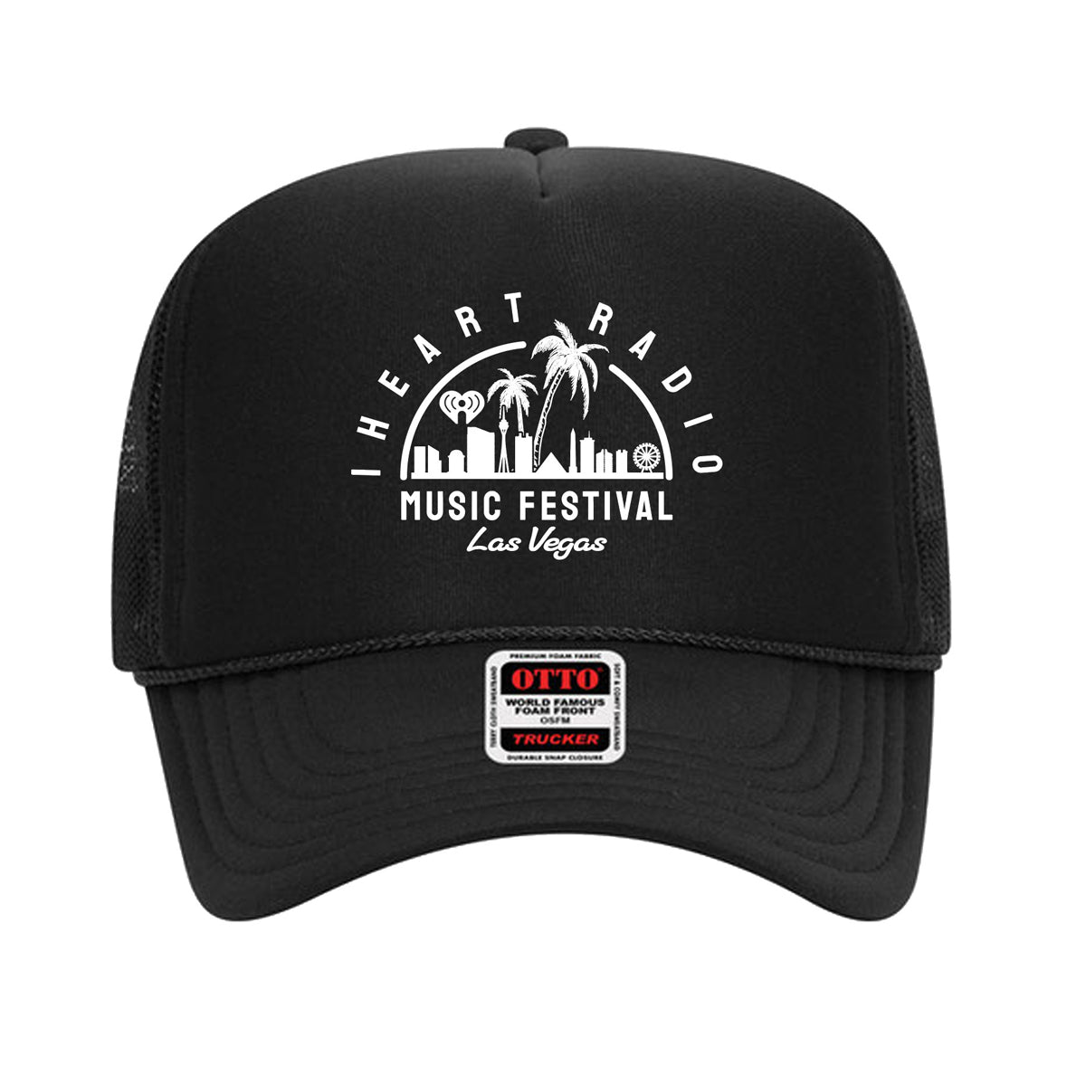 iHeart Radio Music Festival Vegas 2024 Cityscape Black Trucker Hat