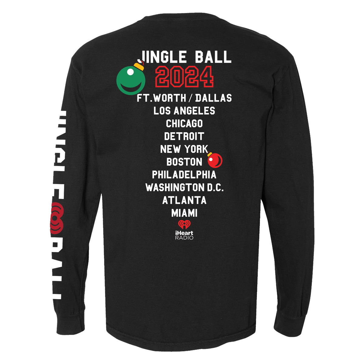 Jingle Ball 24 Rudolph Tour Longsleeve – iHeart Online Store