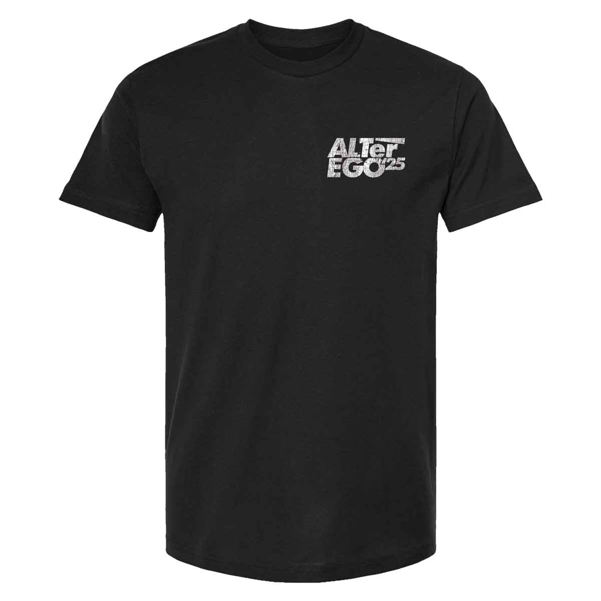 ALTer Ego 2025 Distressed Black Logo T-Shirt