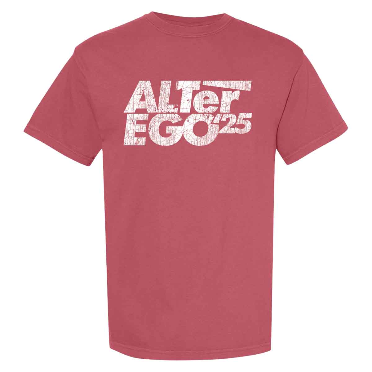 ALTer Ego 2025 Distressed Crimson Logo T-Shirt