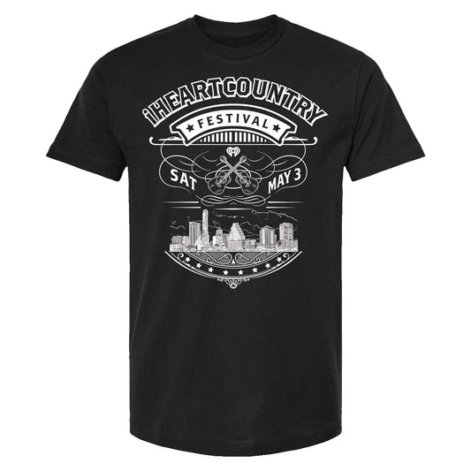 iHeartCountry Festival 2025 Skyline T-Shirt