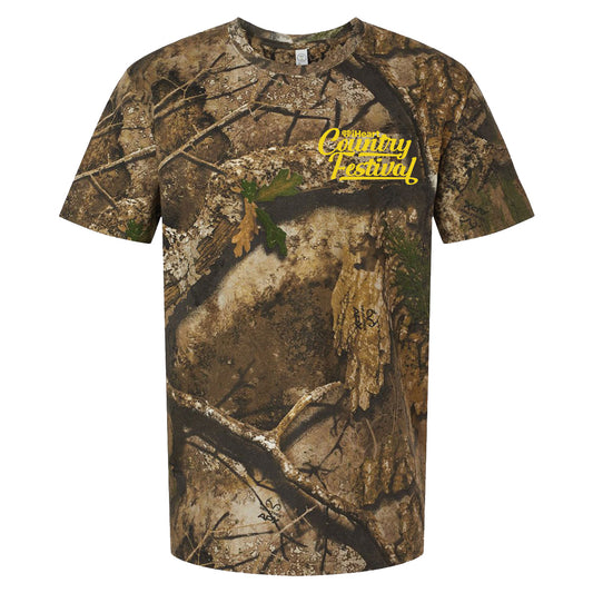 iHeartCountry Festival 2025 Woodland Camo T-Shirt