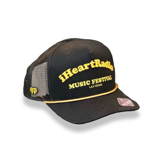 iHeart Music Festival Vegas 2025 Heart Hat - Yellow