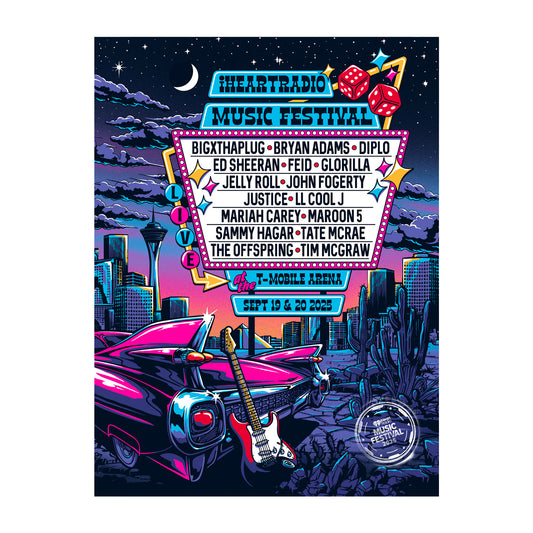 iHeart Music Festival Vegas 2025 Poster