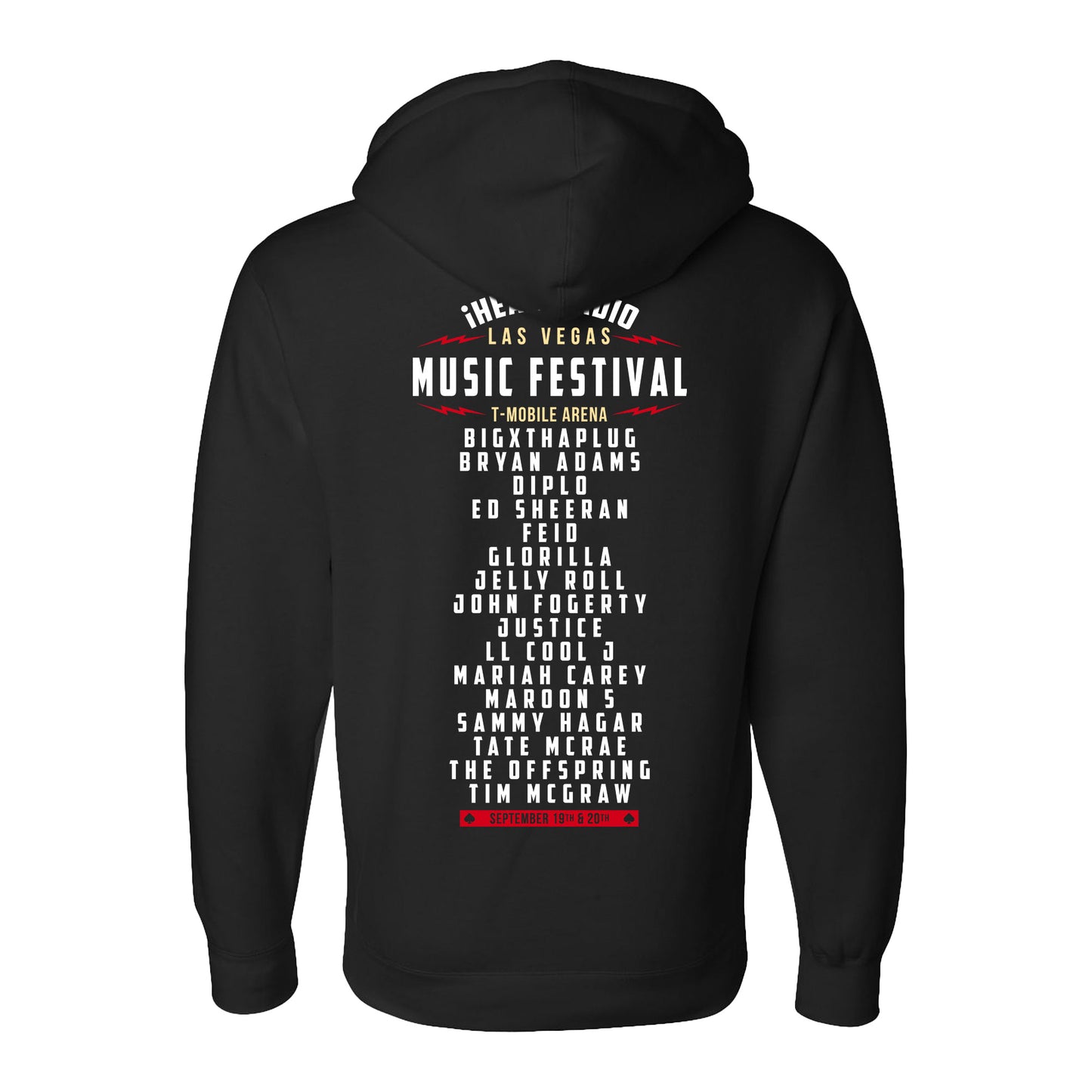 iHeart Music Festival Vegas 2025 Poker Chip Hoodie