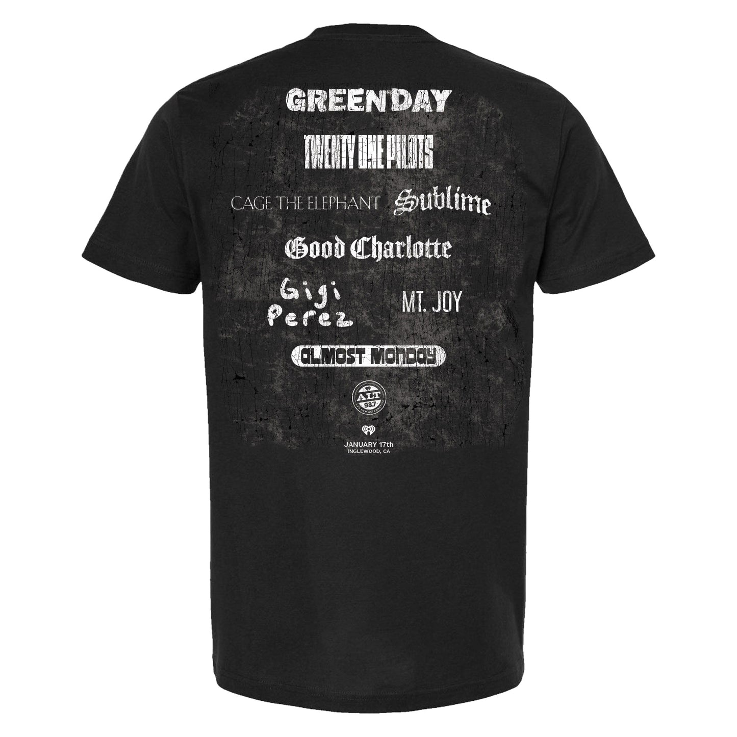 ALTer Ego 2026 Distressed Logo T-Shirt - Black