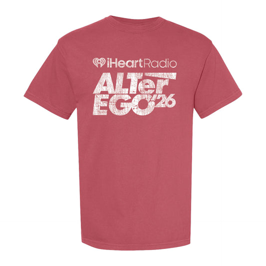 ALTer Ego 2026 Distressed Logo T-Shirt - Crimson