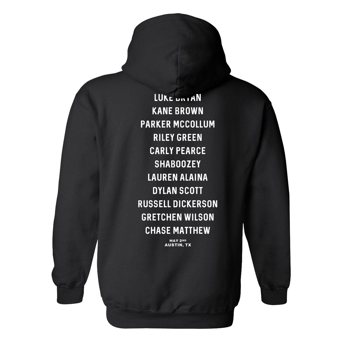 iHeartCountry Festival 2026  Lineup Pullover Hoodie - Black