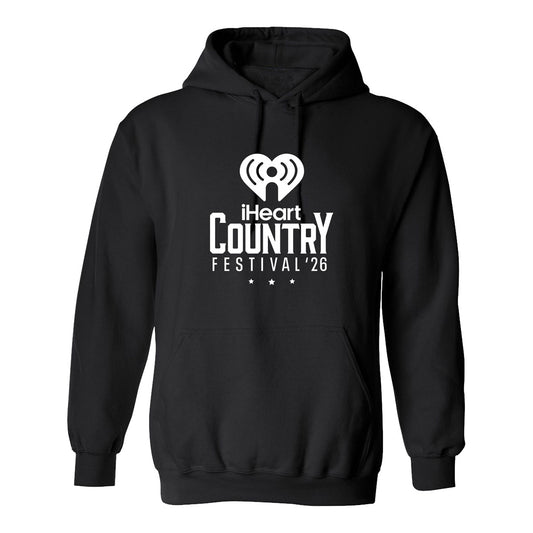 iHeartCountry Festival 2026  Lineup Pullover Hoodie - Black