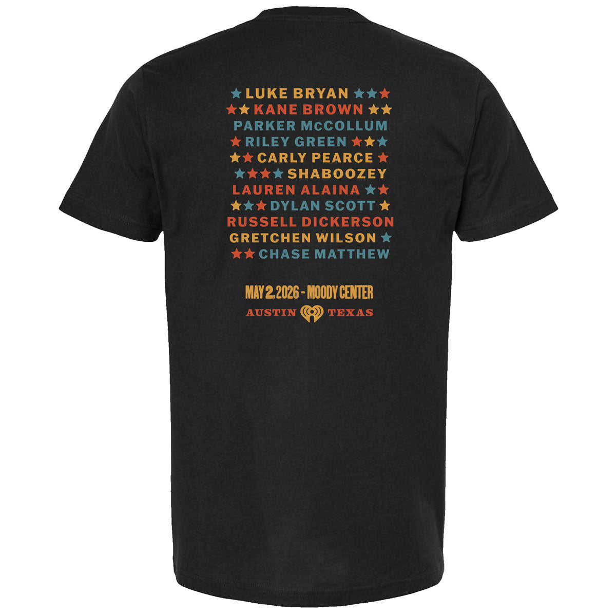 iHeartCountry Festival 2026 Poster T-Shirt
