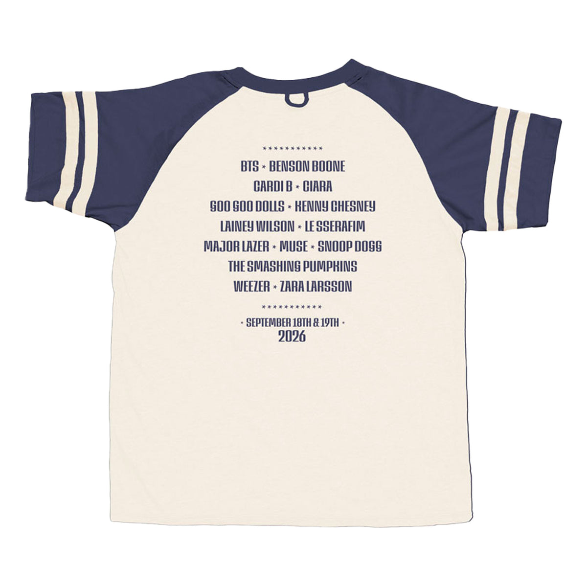 iHeart Music Festival Vegas 2026 CAMP Lineup T-Shirt
