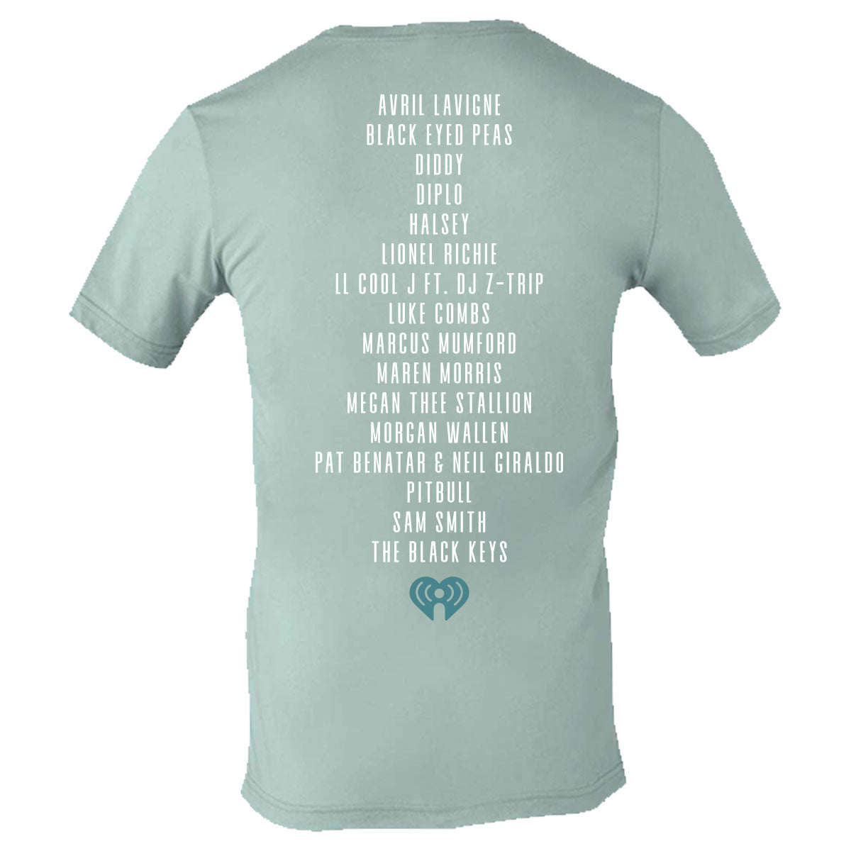 iHeart Radio Music Festival Vegas 2022 Lineup T-Shirt - Dusty Blue