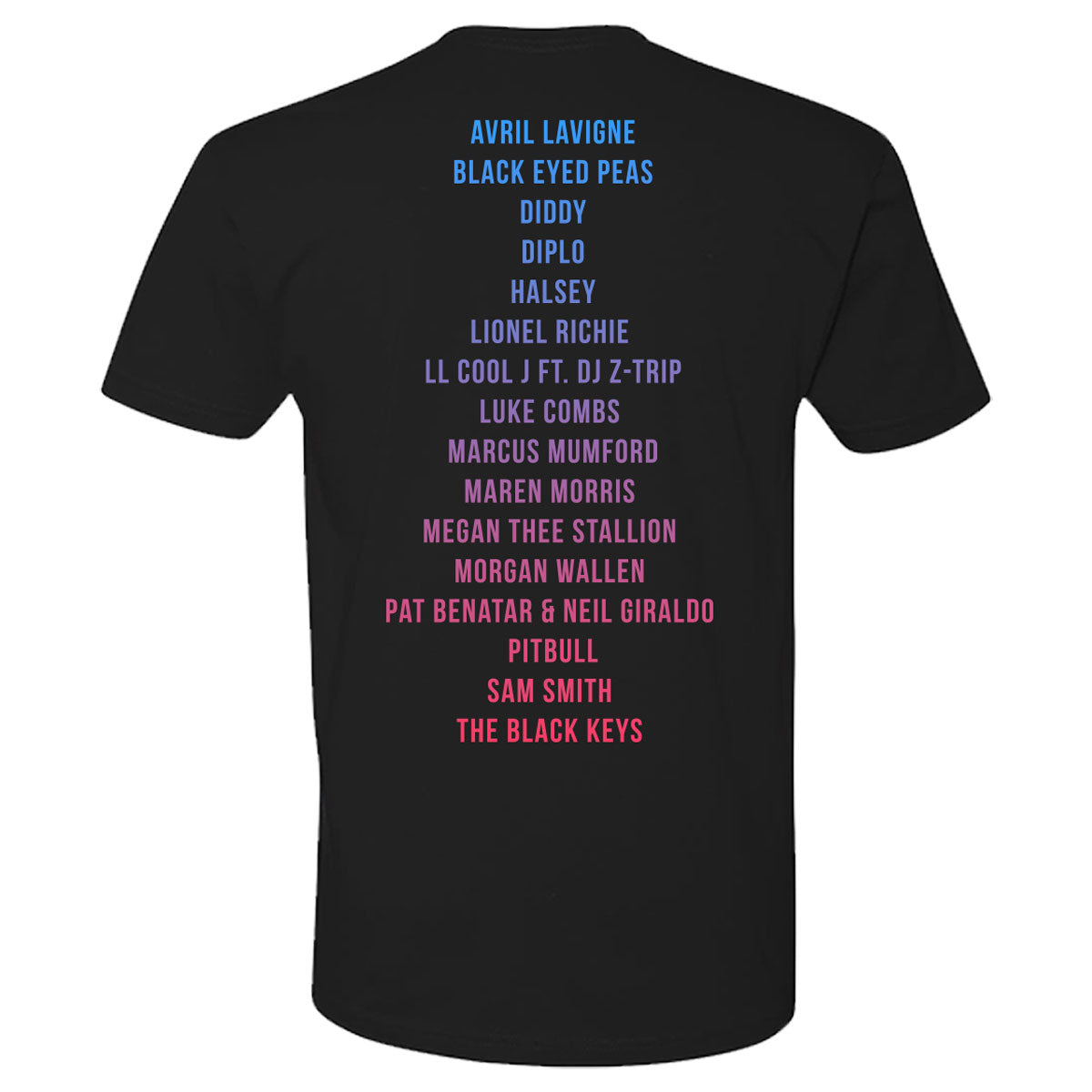 iHeart Radio Music Festival Vegas 2022 Lineup Gradient T-Shirt
